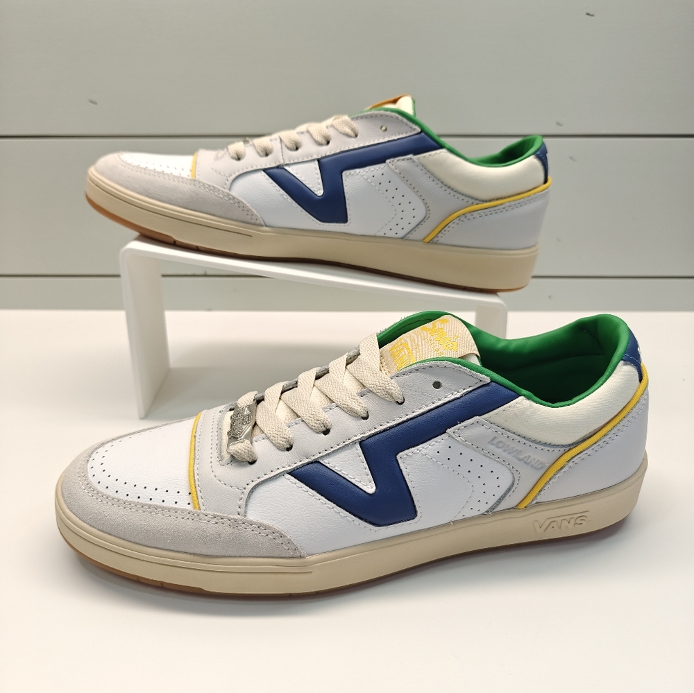 Vans Lowland CC JMP SERIO Collection Multicolor Navy Green Sneakers Men's 11.5 - Picture 4 of 11